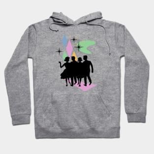 Mid Century Modern Kids - Vintage Retro Abstract Hoodie